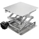 thumbnail image 1 of Mesa elevadora manual de laboratorio de acero inoxidable de 100x100 mm Plataforma elevadora pequeña (1 unidad, plateada) JAMW Sencillez, 1 of 4