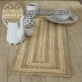 thumbnail image 4 of VHC Brands Farmhouse Cobblestone Table Runner, Tan Grey White, Jute Blend, Rectangle, 13x36 Inches, 4 of 4