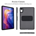 thumbnail image 3 of DWaybox Case for Xiaomi Redmi Pad 2 11.0 inch 2025, Slim Hybrid Protective Cover, Shock-Absorbing TPU Bumper + Frosted Clear PC Back, Anti-Scratch Matte Finish & Kickstand -Black, 3 of 4