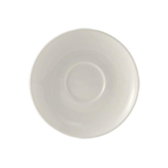 Tuxton AMU-088 Vitrified China Saucer, Pearl White - 6.5 in.