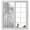 Light Gray, variant on Gray Grey Forest Privacy Window Film, Decorative Frosted Glass Window Film, Grey Modern Art Oil Painting Reusable Peel and Stick Static Cling for Home Bathroom Office Glass Door 17.7"x39.3"
