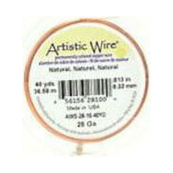 Artistic Wire Beading Craft Wrapping Natural 24G 60ft