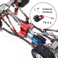 thumbnail image 1 of Piezas de actualización Eje de transmisión motor cepillo transferencia 370 Yotijar para WPL B14 B24 C14 C24 MN90, 1 of 8