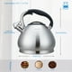 thumbnail image 2 of Easyworkz Estufa Silbante Hervidor de té Acero inoxidable Hervidor de agua caliente 2.3 l, 2 of 6
