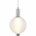 thumbnail image 3 of Eurofase 47189-027 Palmas 10 in. Polished Nickel White Glass Pendant Ceiling Light, 3 of 3