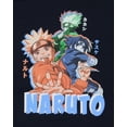 thumbnail image 2 of Naruto Shippuden Boys' Anime Sasuke Kakashi Raised Print Youth Kids T-Shirt Tee, 2 of 3