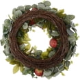 thumbnail image 5 of Corona de puerta hecha a mano, corona de pared, corona floral, corona de ratán, 5 of 5