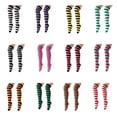 thumbnail image 6 of Girl Thigh Length Striped Socks Kids Breathable Long Sock Breathable Stretch Fabric Lively Styles Whole Season Wear, 6 of 8