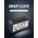 thumbnail image 2 of Reloj despertador digital LED con retroiluminación, repetición de alarma, calendario silencioso, relojes de mesa electrónicos de escritorio, reloj de escritorio (negro), 2 of 4