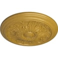 thumbnail image 3 of Ekena Millwork 16 7/8"OD x 5/8"P Vienna Ceiling Medallion (Fits Canopies up to 3 1/4"), Hand-Painted Iridescent Gold, 3 of 6