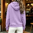 thumbnail image 7 of NominalSnug Women Casual Hoodie Lightfleece Lined Long Sleeves Fashion Pullover Loose Fit Tunic Winter Tops Comfy Shirts, 7 of 7