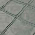 thumbnail image 3 of Unique Bargains 2 Diamond Pinch Pleated Solid Decorative Textured Throw Pillow Covers Grey 18" x 18", 3 of 6
