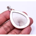 thumbnail image 2 of Shiva Eye Shell-Turkey 925 Sterling Silver Pendant 2.07", Off White Shiva Eye Shell Pendant P_9362_373_54, 2 of 2