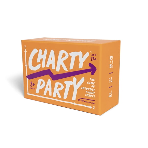 Juego de mesa Charty Party para más de 3 jugadores con 44 cartas de cartas