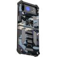 thumbnail image 2 of Phone Case for Samsung Galaxy Z Flip4,Army Camouflage Case with Military Grade Protection Drop-Tested and Built-in Kickstand Cover for Samsung Galaxy Z Flip4 MC Navy Blue, 2 of 8