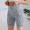 thumbnail image 7 of Womens Shorts 2025 Summer Abdominal Leopard Print Yoga Pants Lifting Running Peach Fitness Beach Vacation Trendy 2025 S-L, 7 of 7