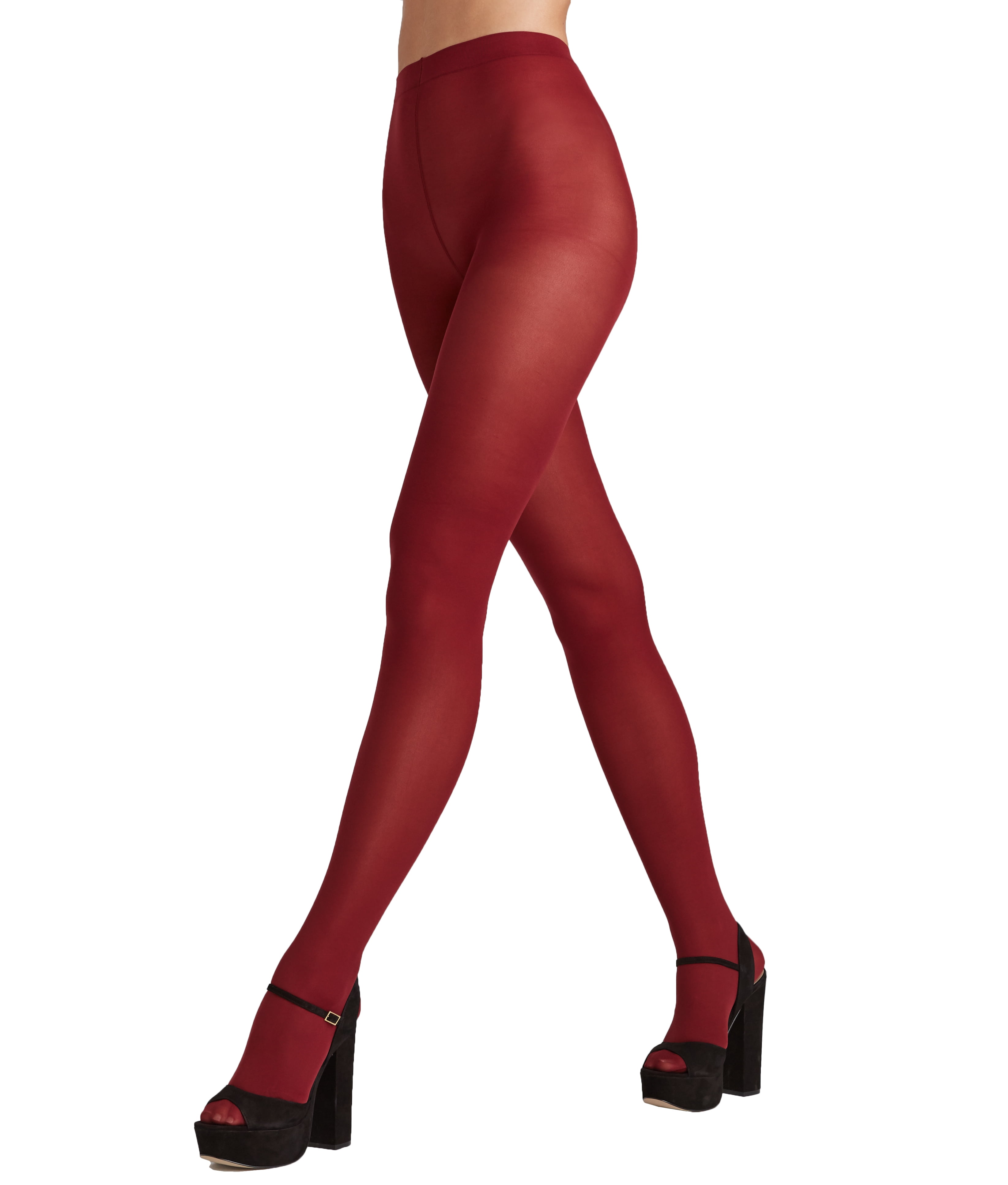 NEW Hue Opaque Tights Sizes 2 Sangria Red  FAST SHIPPING 
