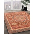 thumbnail image 2 of Ahgly Company Indoor Rectangle Abstract Red Abstract Area Rugs, 5' x 7', 2 of 6
