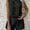 Black, variant on MORTTIC Women's Summer 2-Piece Outfits, Casual Crewneck Sleeveless Tank Tops and Shorts Lounge Matching Sets, S