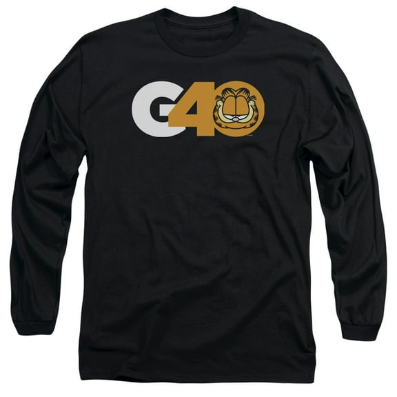 Garfield G40 Long Sleeve Adult 18/1 T-Shirt Black