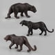 thumbnail image 1 of Modelo de animal de juguete de simulación de concha de mar Modelo de pantera Juguete de animal de la jungla Modelo de adornos estáticos de leopardo, 1 of 3