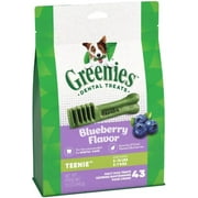 Greenies Blueberry Flavor Dental Treats for Dogs, 12 oz Pouch