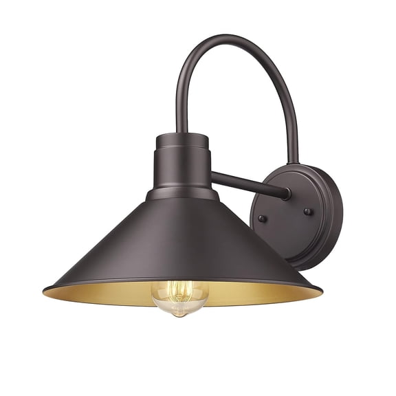 Exterior Barn Light, Farmhouse Outdoor Wall Sconce,Porch Lantern Lamp for Front Door,Porch ,Garage,Corridor(Oil Rubbed Bronze, 1 Pack)