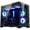 Black, variant on Hoengager Gaming PC AMD Ryzen 7 9700X, Radeon RX 9060 XT 16GB, 32GB DDR5 RAM, 2TB SSD, 850W PSU, 360 AIO Liquid Cooler, RGB Fusion 2.0, Win 11