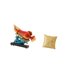 thumbnail image 5 of Estatua de pez,Estatua de pez arowana,decoración Feng Shui para estante o escritorio,Figura decorativa para oficina y hogar,Funda de almohada,Fundas de cojín para sofá cama,funda cuadrada, 5 of 8