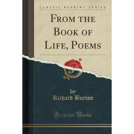 From The Book Of Life Poems Classic Reprint Walmart Com