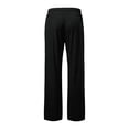 thumbnail image 5 of Men's Velvet Plush Warm Pajama Pants Fluffy Soft Sleepwear Solid Color Homewear Black S, 5 of 5