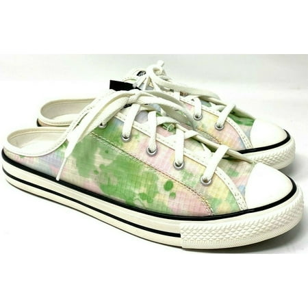 

Converse Sneakers Women s CTAS Dainty Mule Slip Washed Florals Bold Wasabi