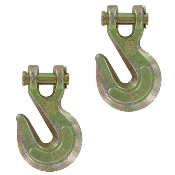 1/2" Clevis Grab Hook - Grade 70 - 2 Pack