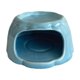 thumbnail image 1 of Comedero de cerámica para hámster, mueble de dibujos animados, hábitat para hámster con forma de pudín Azul, 1 of 8