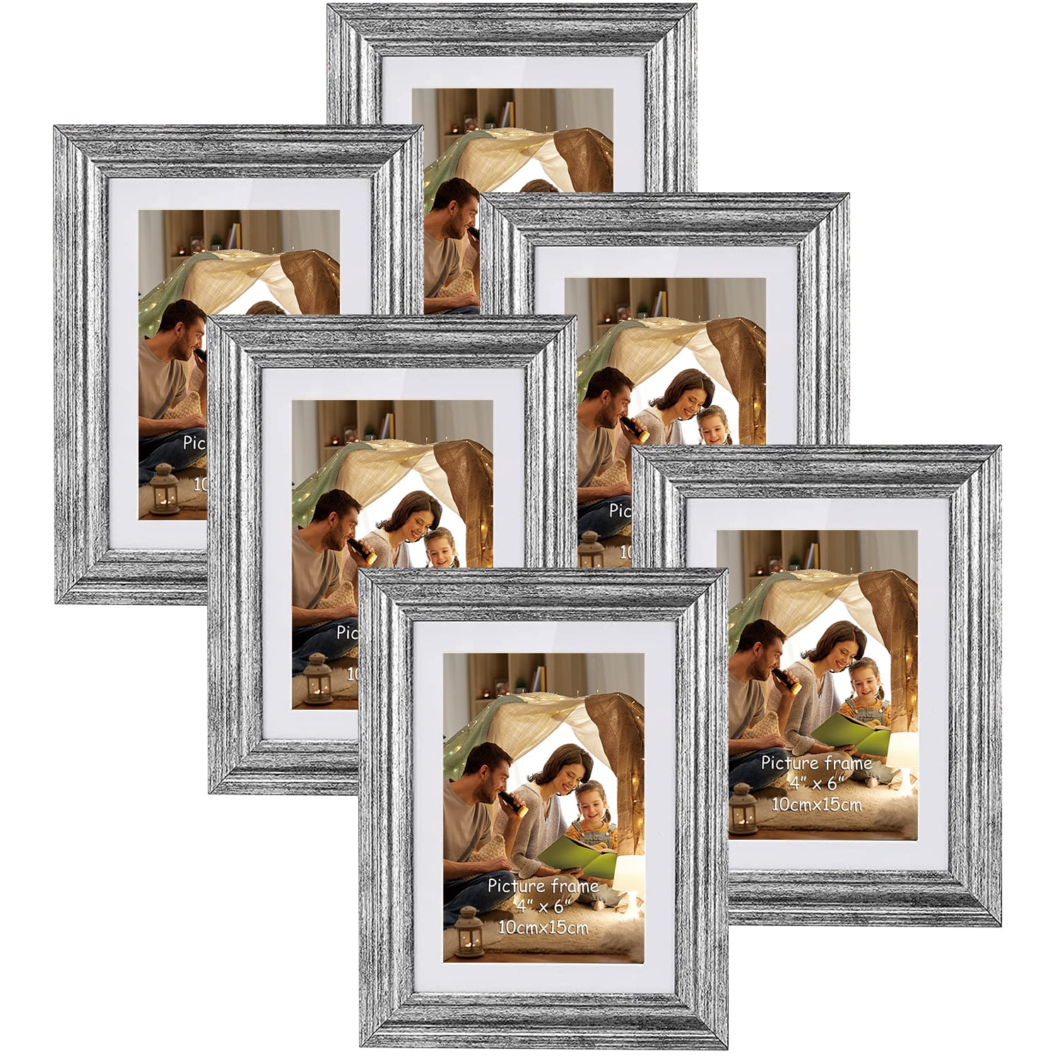 Suits Four 6x4 photos. 30x40cm. Wooden Collage Picture Frame. –  PhotoFramesandMore