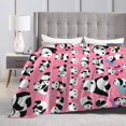 thumbnail image 4 of ORUYROP Panda Blanket | Wool Blanket | Soft, Plush, Warm Leisure Blanket, 4 of 7