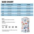 thumbnail image 5 of Lsque Watercolor Nautical Print Men's Cotton Blend Sleeveless Muscle Shirts (S-3XL)- Moisture Wicking, Odor Protection, UPF 30+,Large, 5 of 8