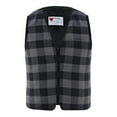 thumbnail image 4 of LVAD HeartMate 2 & 3 Sleeveless Flannel Vest For LVAD Patient - Black Gray Quilted Vest for Men Comfortable LVAD Clothing with Battery Pockets S-4XL, 4 of 6