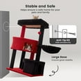 thumbnail image 4 of 41" Tall Gothic Cat Tree for Medium-Large Cats, Heavy Duty Cat Tower with 2.8in Posts & Washable Top Perches, Space-Saving Cat Furniture for Apartments, Easy to Assembly, 4 of 7