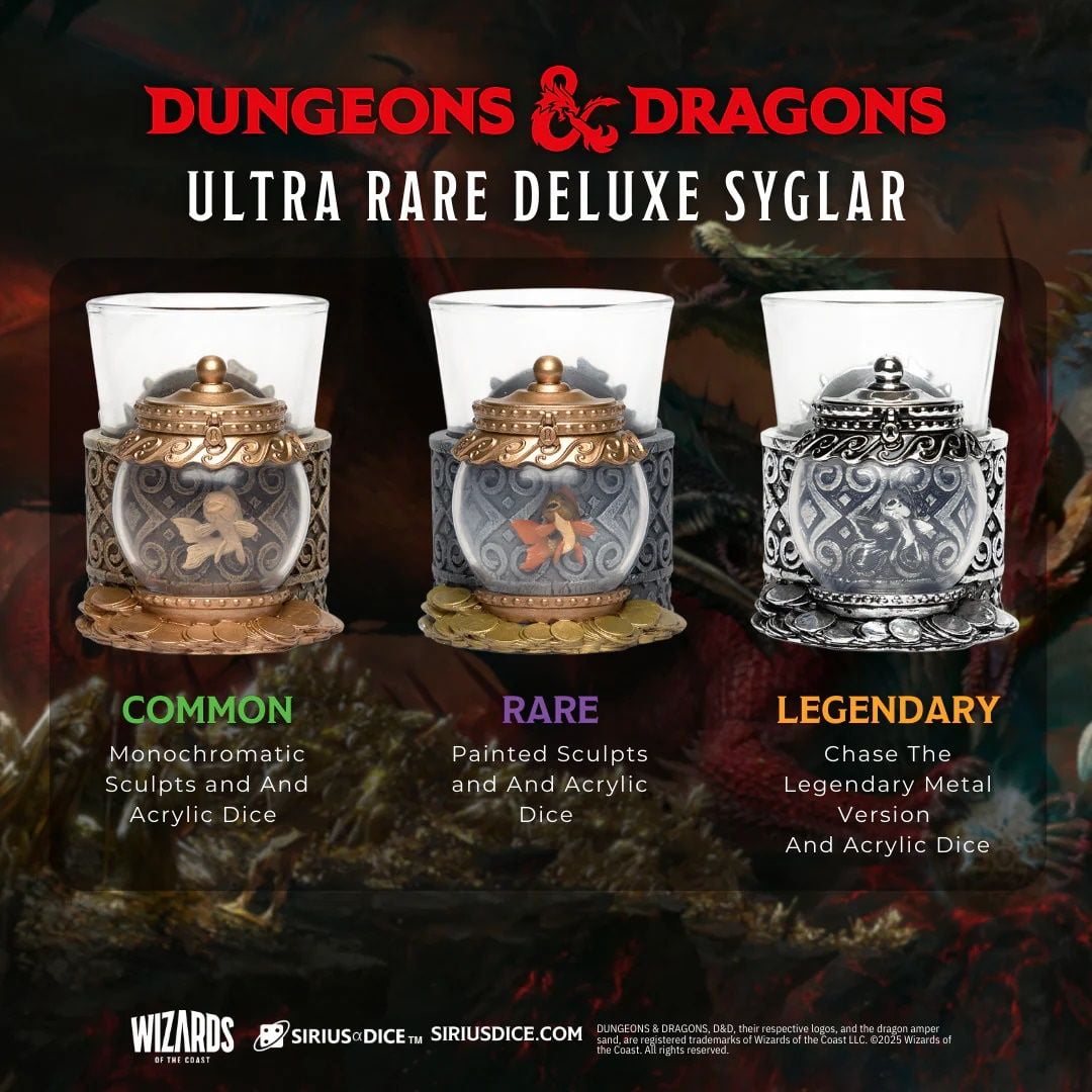 Dungeons & Dragons Series 2 Mystery Mini Dice Cup Set (RANDOM)