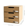 thumbnail image 2 of Paper File Box Drawer File Organizer Desktop Document Organizer Files Organizer Document Holder, 2 of 9