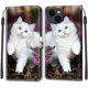thumbnail image 5 of Funda de cuero con tapa para Samsung Galaxy, carcasa protectora con diseño de gato y mariposa para Samsung Galaxy A13, A04, 4G, A04S, A14, A54, 5G, 5 of 5