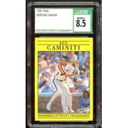 Ken Caminiti Card 1991 Fleer #500 CSG 8.5