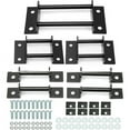 thumbnail image 4 of KOJEM 3rd Row Seat Brackets for 2000-2014 Chevrolet Tahoe GMC Yukon Style Split 3rd-Row Seats Black Steel with Strikers and Bolts, 4 of 6