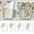 thumbnail image 5 of Eucalyptus Leaves Swag Valances for Windows, Kitchen Curtains 36 Inch Length 2 Panels Set, Green Summer Botanical Rustic Short Curtains for Small Windows Rod Pocket Cafe Curtains Drapes 28"x36", 5 of 8