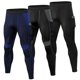 thumbnail image 4 of 3 paquetes de pantalones de yoga de cintura alta para hombre, deportes de secado rápido, 4 of 8