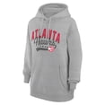 thumbnail image 2 of Women's G-III 4Her by Carl Banks  Heather Gray Atlanta Hawks Filigree Logo Pullover Hoodie, 2 of 3