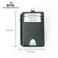 thumbnail image 2 of Slim Minimalist Front Pocket RFID Blocking Leather Wallets for Men and Women, 2 of 6