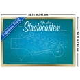 thumbnail image 3 of Fender - The Original Stratocaster Blueprint Wall Poster, 22.375" x 34" Framed, 3 of 4