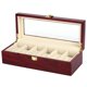 thumbnail image 2 of 6 cajas de madera para reloj de cristal organizador de almacenamiento de joyería superior Afortunado Sencillez, 2 of 4